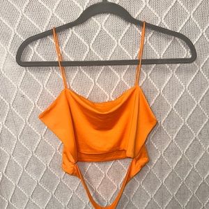 Cropped tank with cut out. $5 OBO